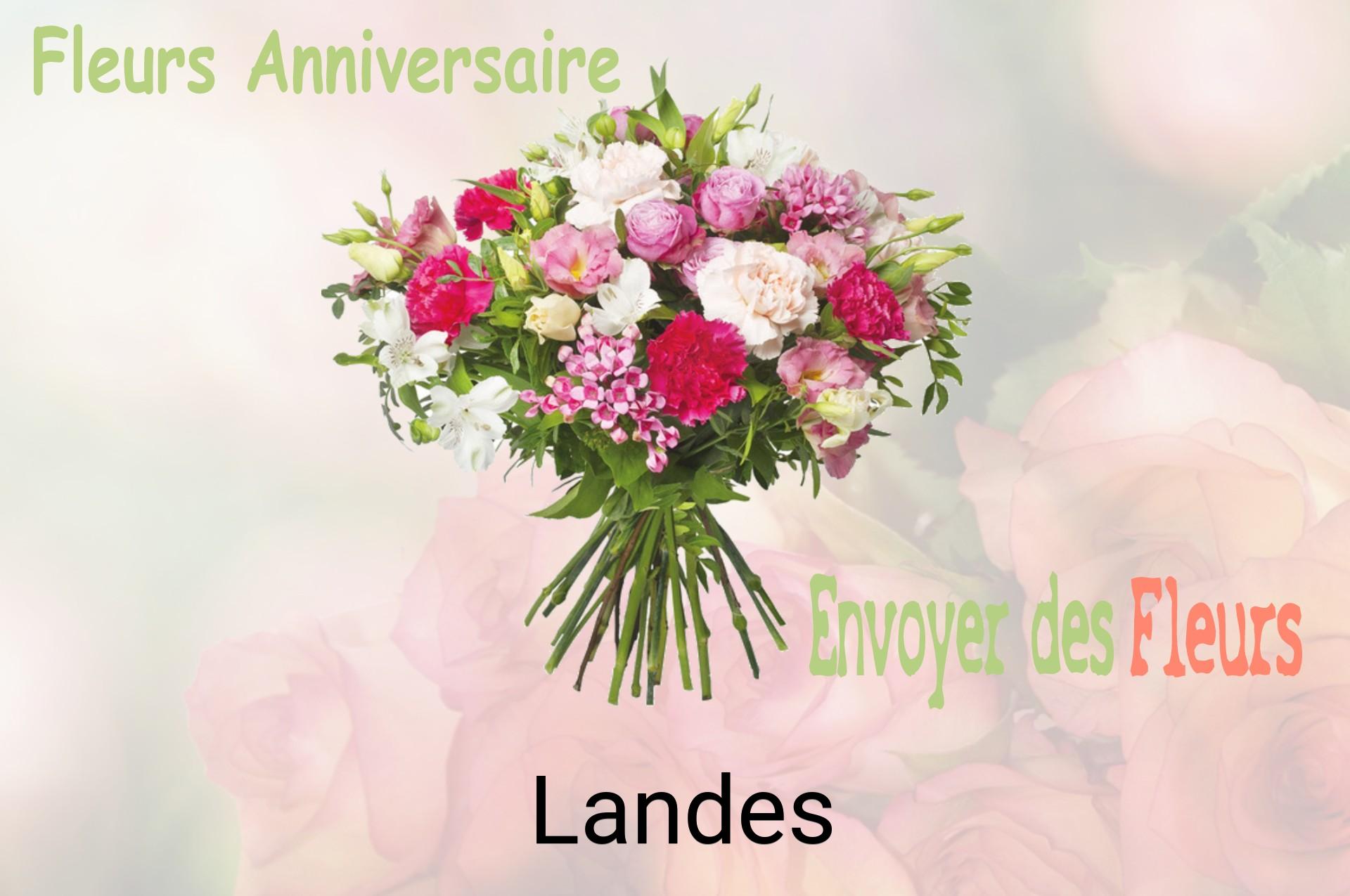 Bouquet de fleurs d’anniversaire livré à Landes