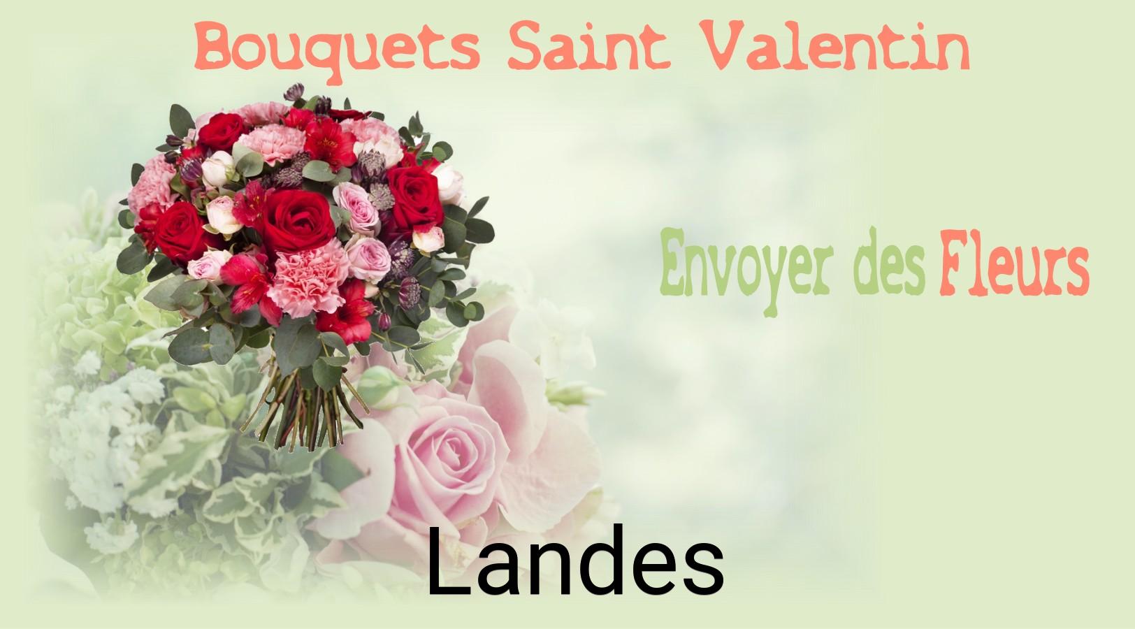 Roses de Saint-Valentin livrées à Landes